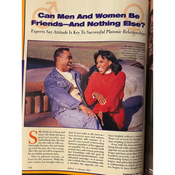 Ebony Magazine, February 2001, Cover Feature Story  "10 Hottest Couples" - Picture 11 of 14